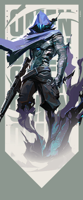 SyntheticNova's VALORANT player card: VALORANT Omen Card